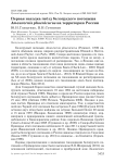 Первая находка гнёзд белогрудого погоныша Amaurornis phoenicurus на территории России