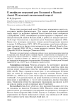 К авифауне верховий рек Большой и Малый Анюй (Чукотский автономный округ)