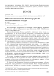 О большом погоныше Porzana paykullii нижнего течении Уссури