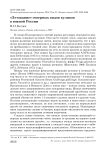 «Летование» северных видов куликов в южной России