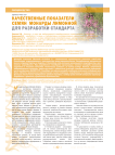 Качественные показатели семян монарды лимонной для разработки стандарта