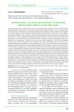 International tourism development in Western and Eastern Siberia in the 1960-1970s