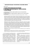 Высшее профессиональное образование в постиндустриальном обществе: теория и практика преобразований