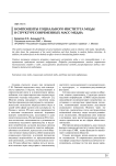 Компоненты социального института моды в структуре современных масс-медиа