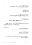 Финансовое управление субъектов малого и среднего бизнеса