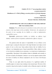 Administrative and tax liability for violation of the tax legislation
