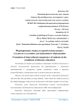 Формирование межкультурной компетенции у студентов в условиях дистанционного образования