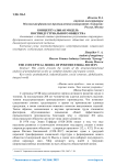 Концептуальная модель постиндустриального общества