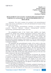 Development of natural geographic research in Uzbekistan (geological and geomorphological research)
