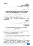 Анализ эффективности реализации готовой продукции промышленного предприятия