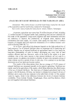 Analysis of use of minerals in the Namangan area