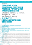 Основные этапы технологии получения растений-регенерантов капусты брокколи (Brassica Oleracea L. Convar. Botrytis (l.) Alef. Var. Cymosa Duch.) в культуре неоплодотворенных семяпочек