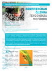 Комплексная оценка генофонда моркови