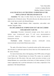 Analysis of data on the ethnic composition of the population of the Kokand khanate
