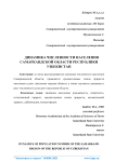 Динамика численности населения Самаркандской области Республики Узбекистан
