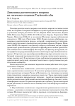 Динамика растительного покрова на «птичьих» островах Тауйской губы