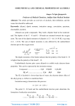 Some physical and chemical properties of alcohols