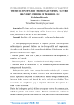 Increasing the psychological competence of parents in the education of early children and forming cultural behavior in children of preschool age