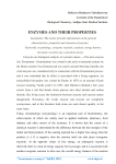 Enzymes and their properties