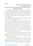 Arid zone landscapes of northern Fergana hills and use problems of their