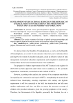 Development of educational services in the Republic of Karakalpakstan on the basis of the mechanism of public-private partnership main directions