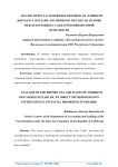 Анализ отчета о денежных потоков АО «Тошкент Дон Махсулотлари» по прямому методу на основе международных стандартов финансовой отчетности