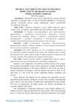 The role and current situation of industrial production in the region's economy