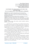 By optimizing the geoecological situation in the Zarafshan oasis ways to stabilize social and environmental problems