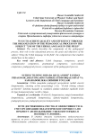 “O‘zbek tilining sohada qo‘llanishi” fanidan pedagogik jarayonlarni tashkil etish orqali sifat va samaradorlikka erishish yo‘llari