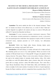 The effect of the chemical preparation “Tintul Duo” against yellow and brown rust disease in autumn plant