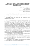 Influence of physical and geographical processes on the state of break through dangerous lake in the Koksu river basin