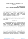 Teaching foreign languages in pedagogical institutions