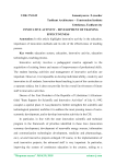 Innovative activity - development of training effectiveness