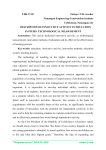 Description of innovative activity in education systems: technological measurement