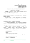 Emergency situations responsibilities and prevention measures