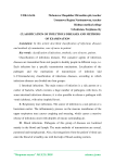Classification of infectious diseases and methods of examination