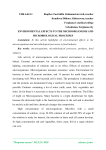 Environmental effects to the microorganisms and microbiological processes