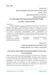 Анализ конкурентоспособности продукции ОАО НПО "Электротерм"