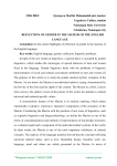 Reflection of gender in the maxims of the English language