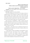 Fight against corruption - actual issue
