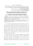 Economic aspects of development of additional specializations at the farming enterprises in Uzbekistan