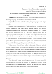 Audio-lingvo method in the training of foreign language