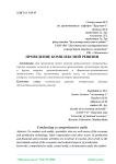 Проведение комплексной ревизии