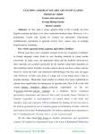 Teaching agrarian vocabulary in ESP classes