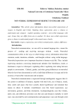 Non-verbal expression of respect in English and Uzbek