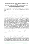 Environmental problems in the Navoi region cotton field