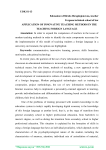 Application of innovative teaching methods in the teaching foreign language