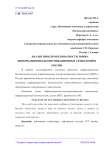 Анализ проблем безопасности рынка информационно-коммуникационных технологий в России