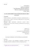 Анализ эффективности использования финансовых ресурсов