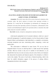 Analytical substantiation of income management of agricultural enterprises